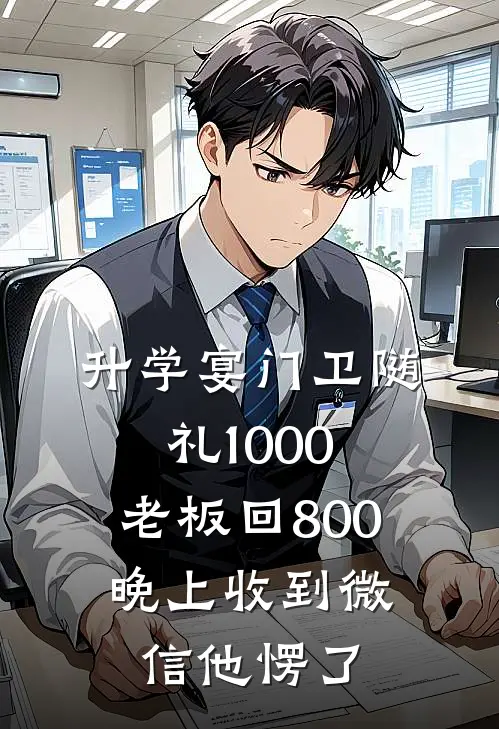 升学宴门卫随礼1000，老板回800，晚上收到微信他愣了