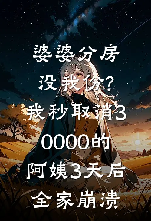 婆婆分房没我份?我秒取消30000的阿姨，3天后全家崩溃