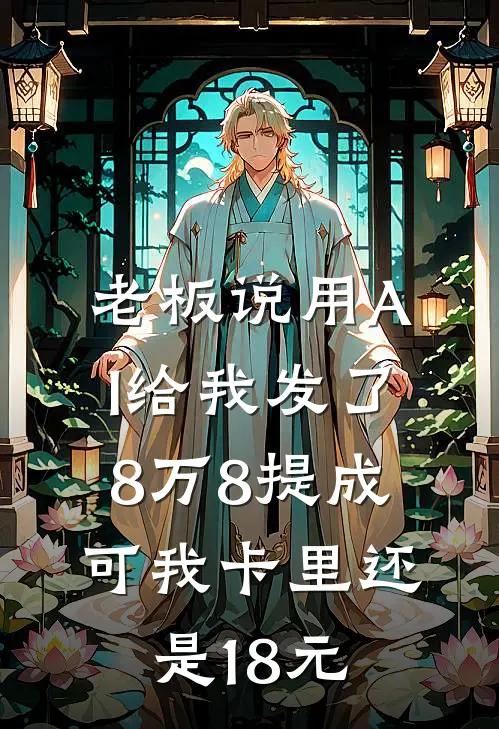 老板说用AI给我发了8万8提成，可我卡里还是18元