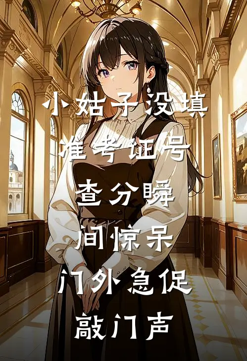小姑子没填准考证号，查分瞬间惊呆，门外急促敲门声