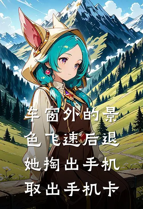 车窗外的景色飞速后退,她掏出手机,取出手机卡