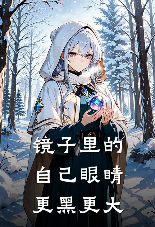 镜子里的自己眼睛更黑更大
