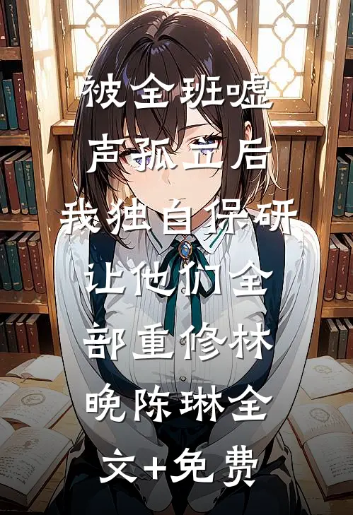 被全班“嘘”声孤立后，我独自保研让他们全部重修林晚陈琳全文+免费