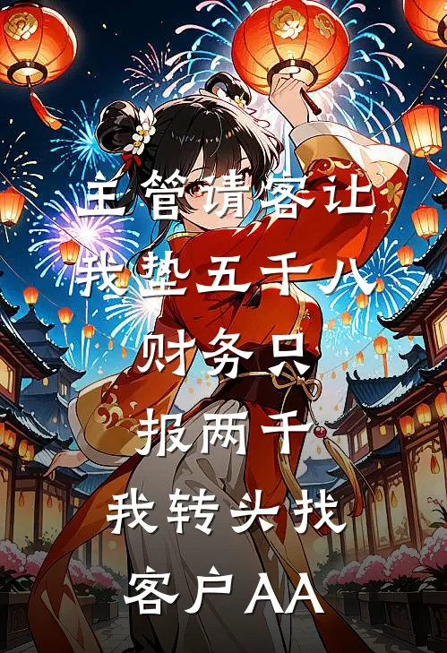 主管请客让我垫五千八，财务只报两千，我转头找客户AA