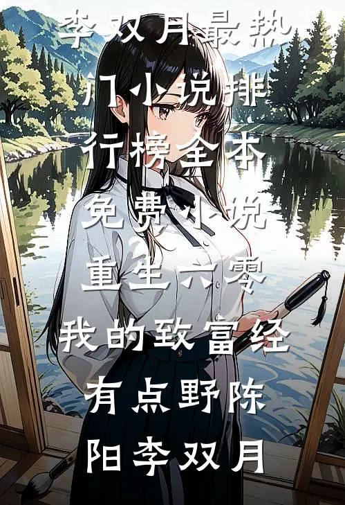 重生六零：我的致富经有点野(陈阳李双月)最热门小说排行榜_全本免费小说重生六零：我的致富经有点野(陈阳李双月)