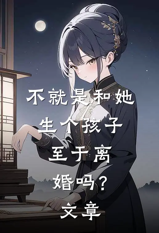 不就是和她生个孩子，至于离婚吗？文章