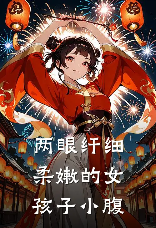 两眼纤细柔嫩的女孩子小腹